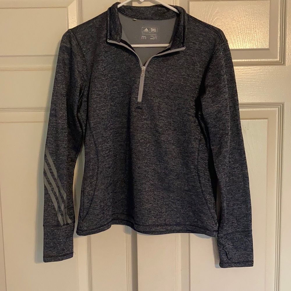 Long sleeved adidas quarter zip